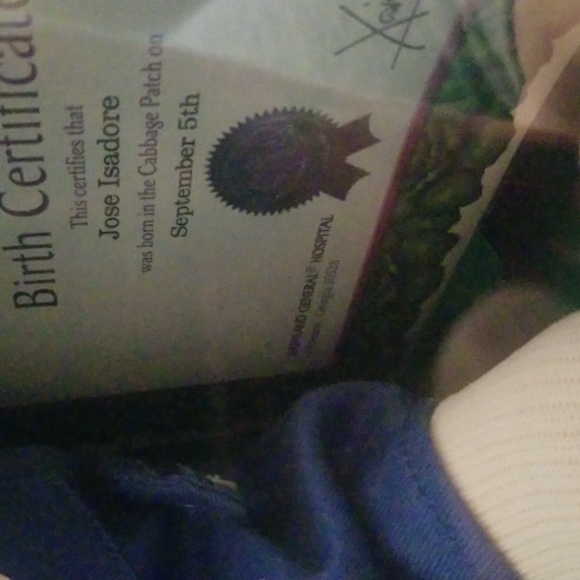 Cabbage patch kids sailor boy 2008 new in box 25th anniversary limited edition - Picture 5 of 7